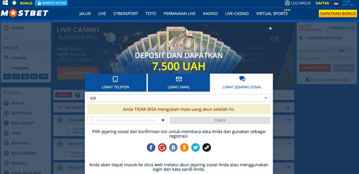 Mostbet cara memulai 5